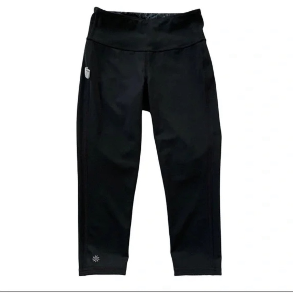 Athleta Reversible Woodlands Chaturanga Cropped Leggings - Picture 6 of 7